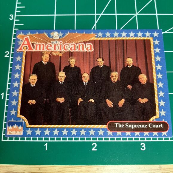 1992 The Supreme Court - Starline Americana Trading Card #213 - Picture 1 of 2